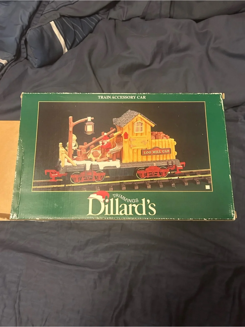 New Bright Dillard's Trimmings Train Accessory Car Log Mill Car 383-2-4 G Scale